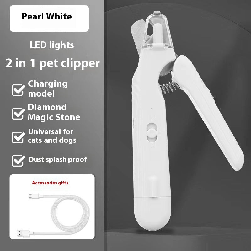 2 In 1 Pet Nail Clippers ,Trimmer