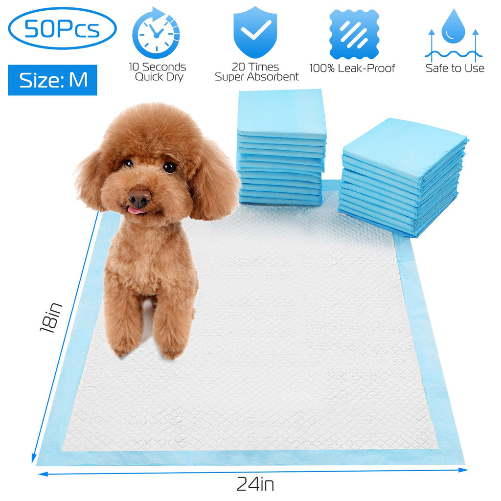 50Pcs Pet Pee Pads