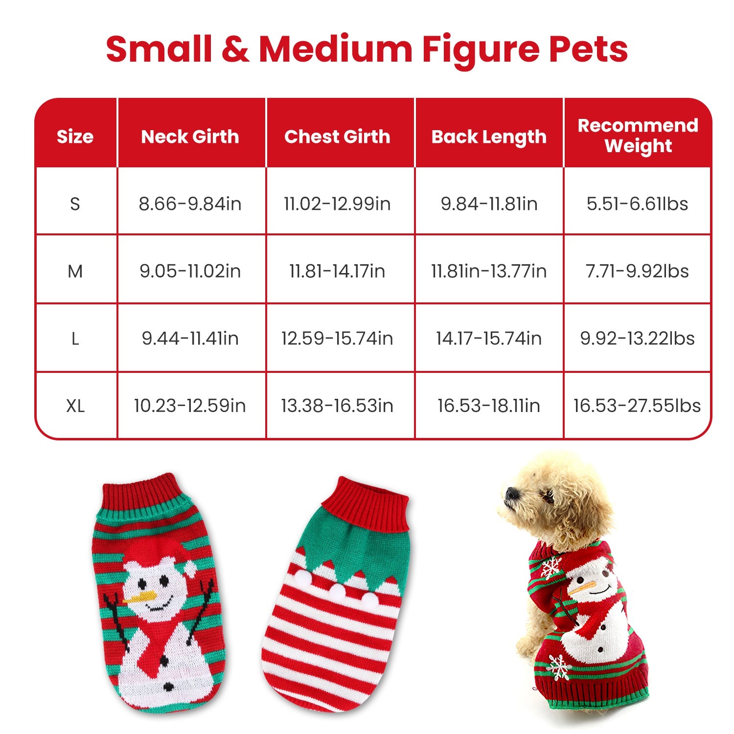 Winter Holiday Sweater For Pets