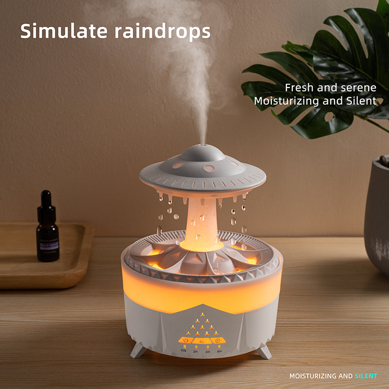 Raining Humidifier UFO Raindrop Ultrasonic Humidifier