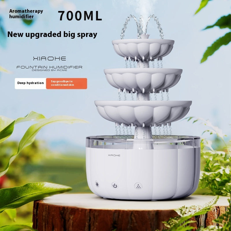 Xiaohe Fountain Water Drop Humidifier Aroma Diffuser