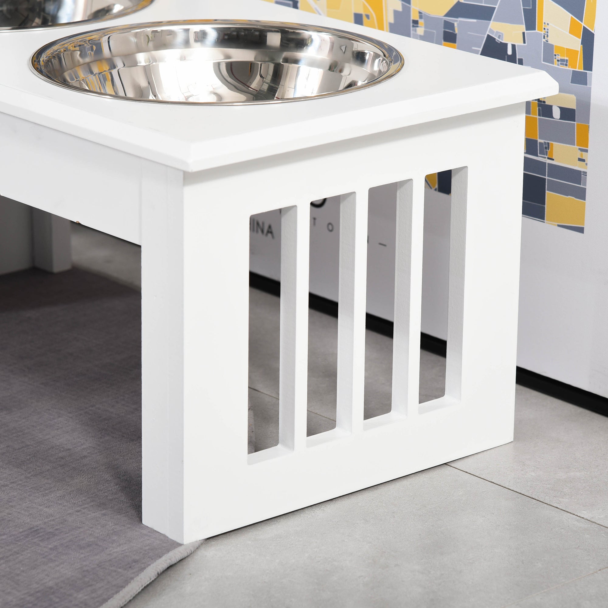 Stainless Steel Elevated Dog Bowl