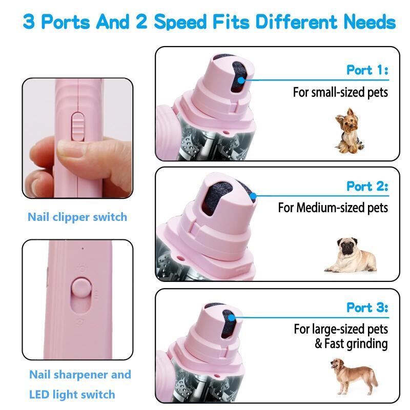 2 In 1 Pet Nail Clippers ,Trimmer