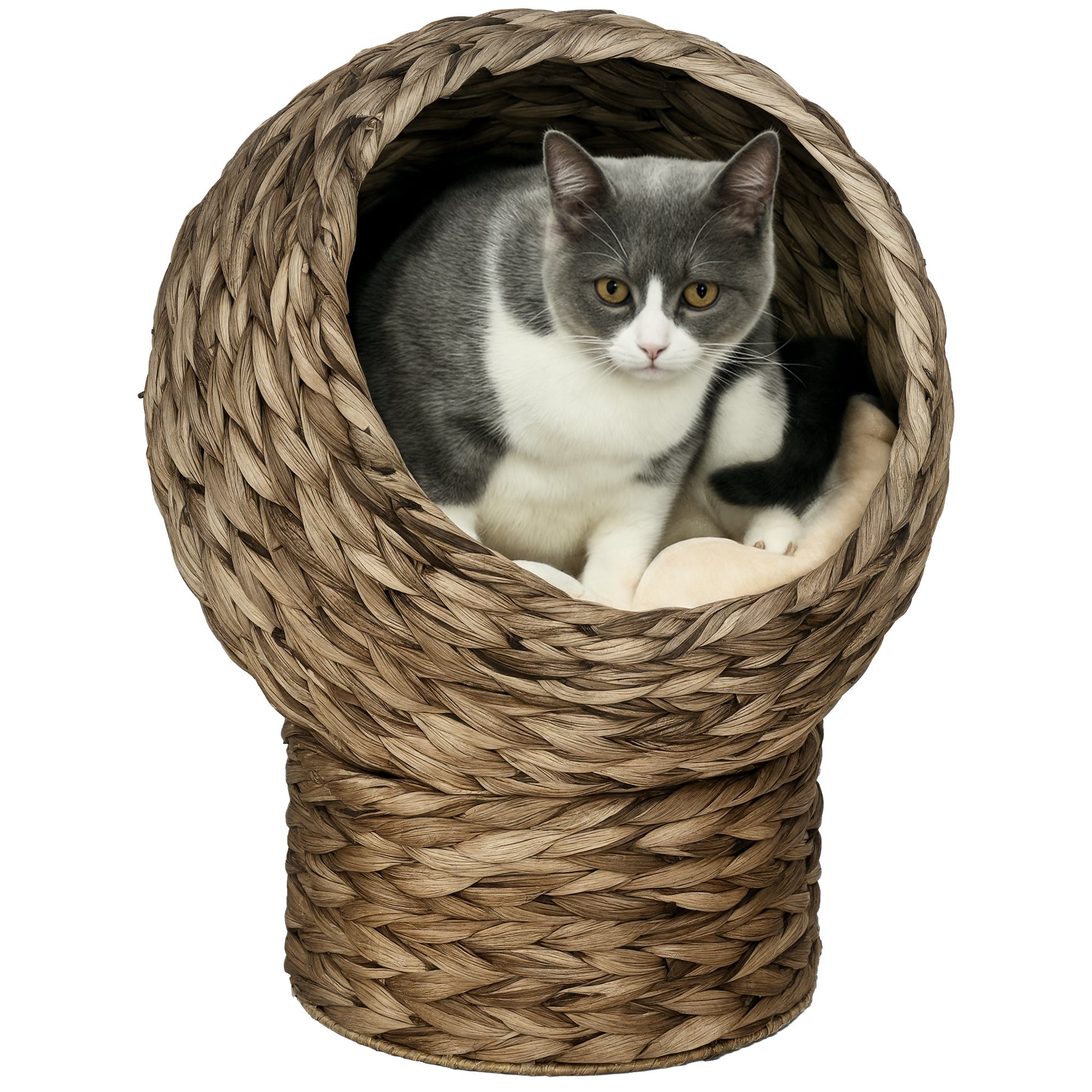 Handwoven Elevated Cat Bed
