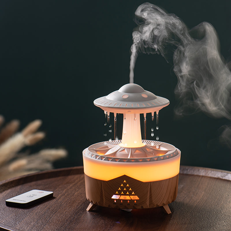 Raining Humidifier UFO Raindrop Ultrasonic Humidifier