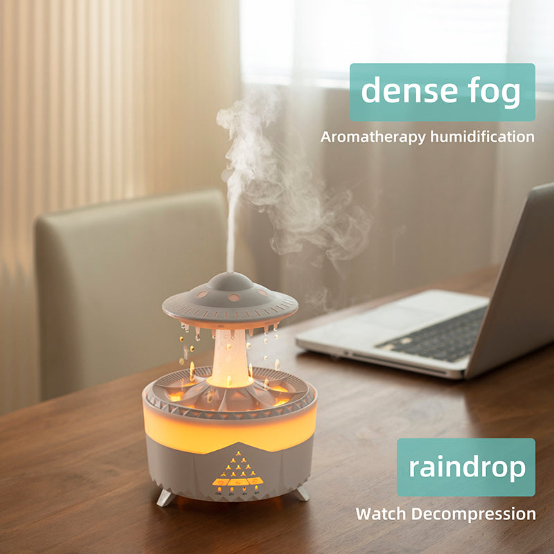 Raining Humidifier UFO Raindrop Ultrasonic Humidifier