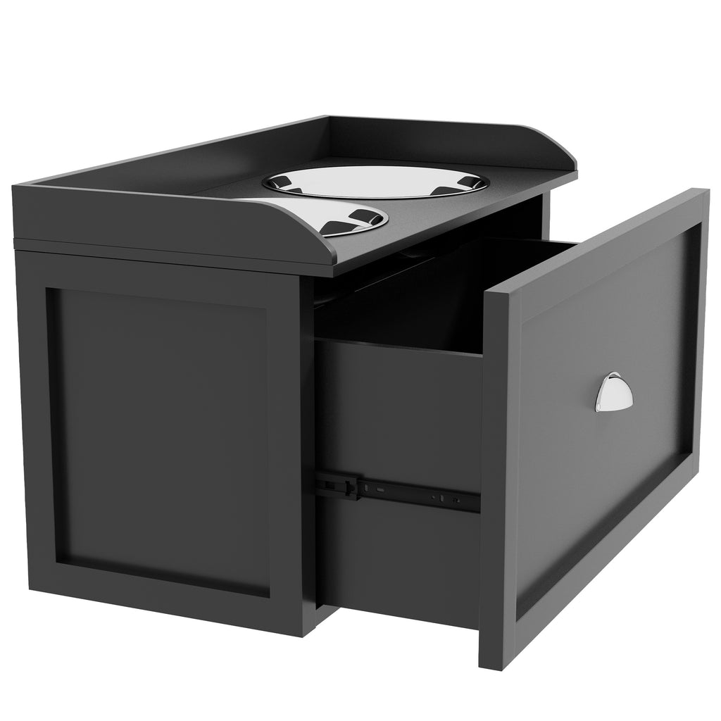 Pet Feeding Station with Storage