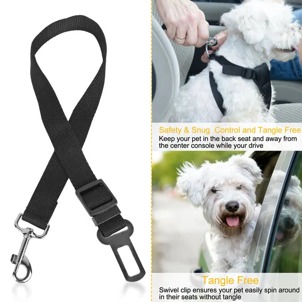 2Pcs Pet Dog Belt Leash