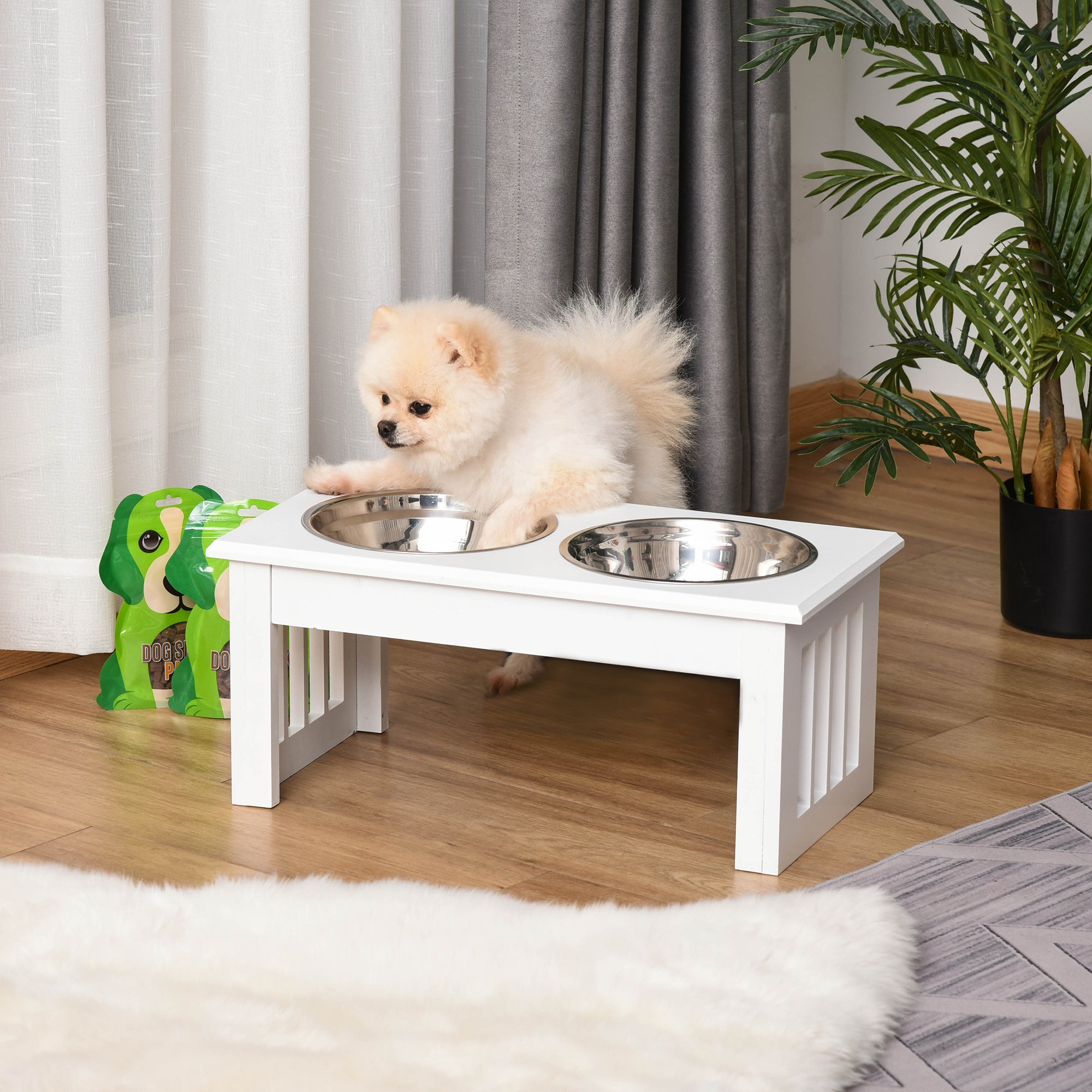 Stainless Steel Elevated Dog Bowl
