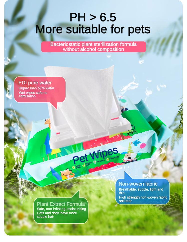 Dog And Cat Plant Based Wet Wipes
