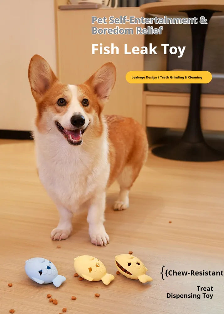 Fish-Shaped Dispenser Toy