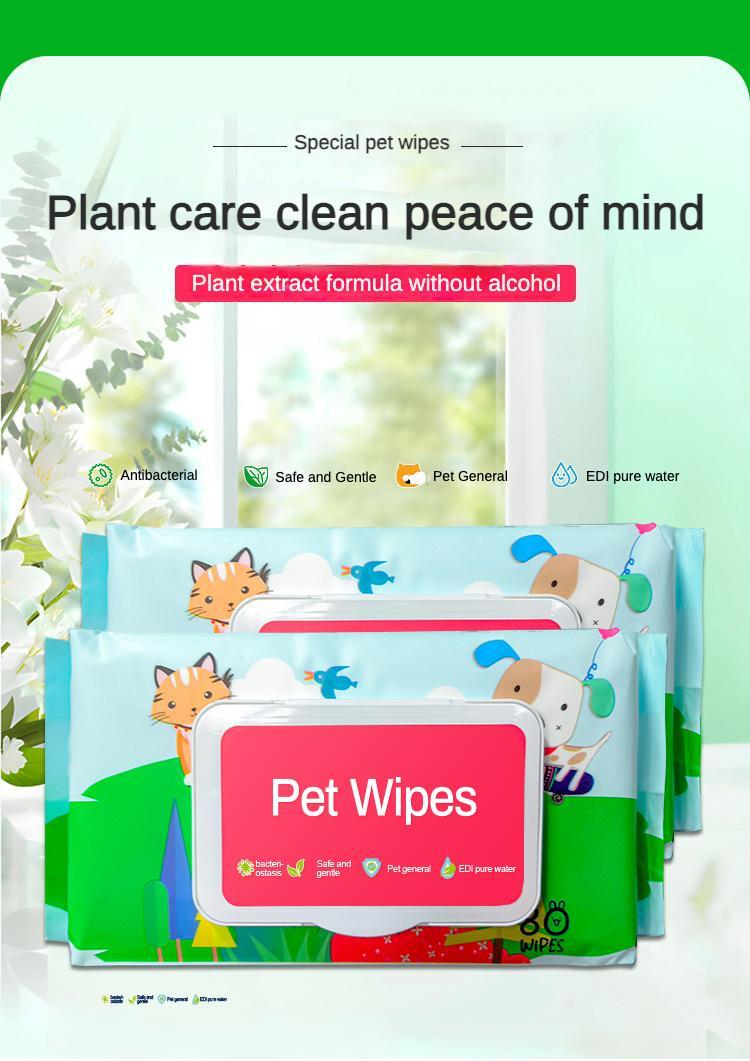 Dog And Cat Plant Based Wet Wipes