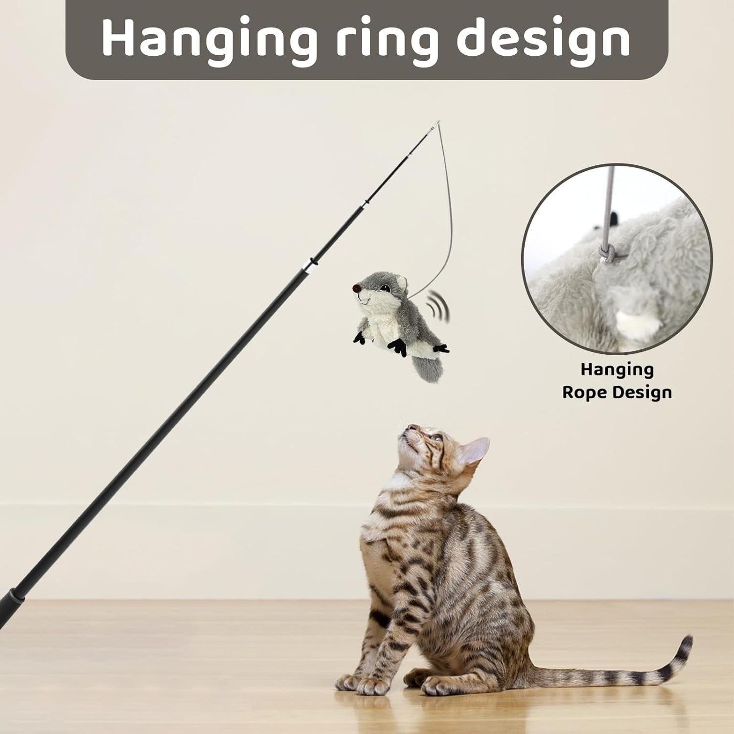 Interactive Rechargeable Squirrel Toy