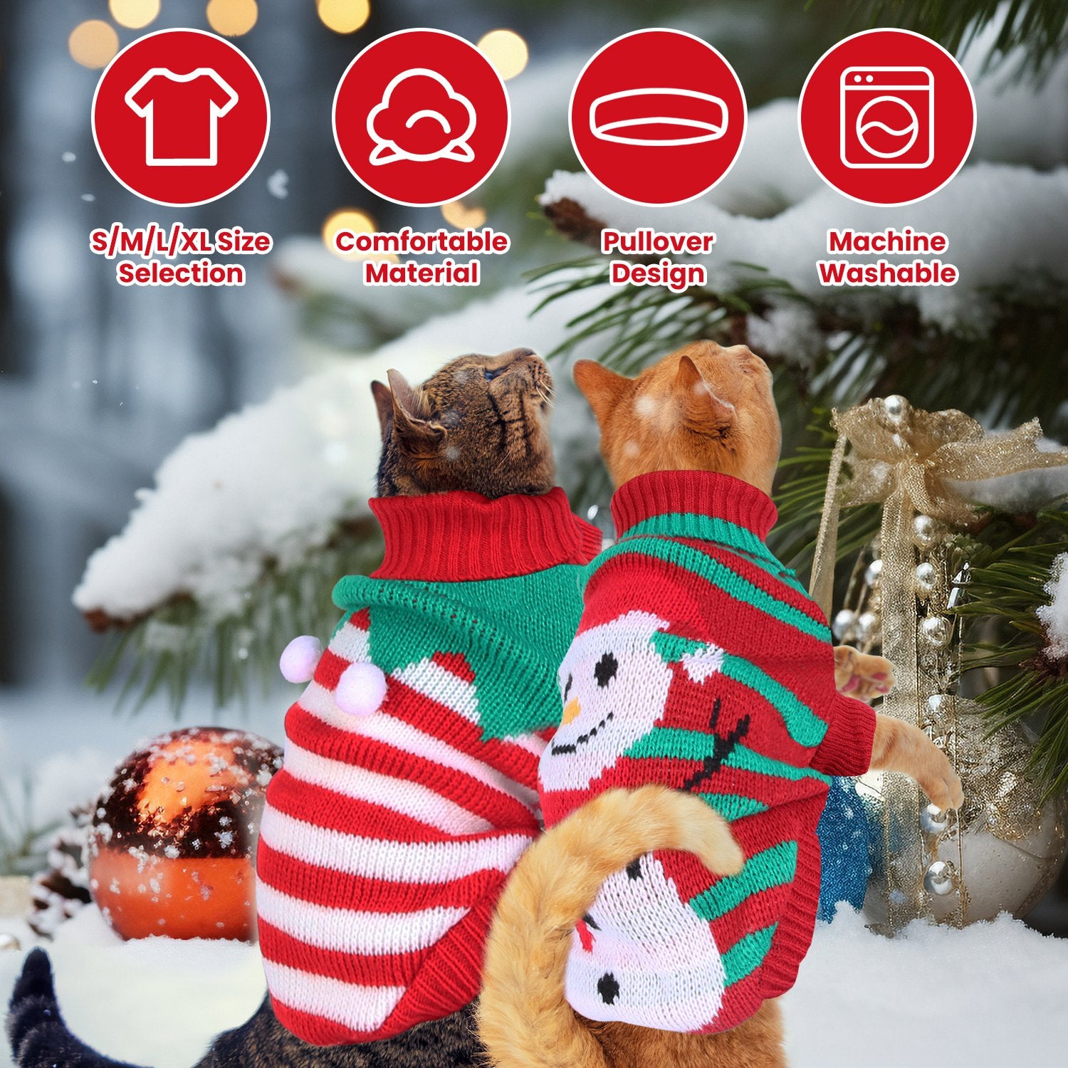 Winter Holiday Sweater For Pets