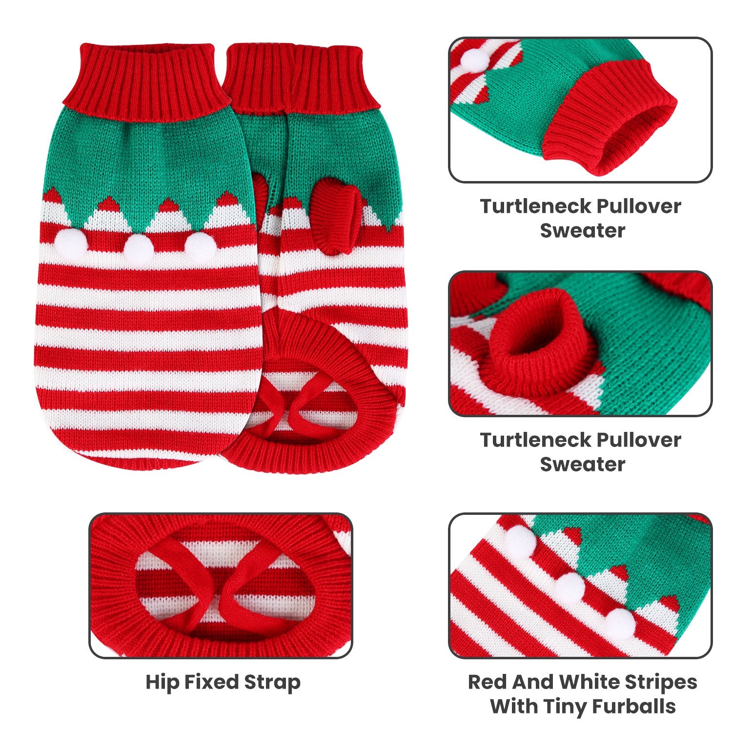 Winter Holiday Sweater For Pets