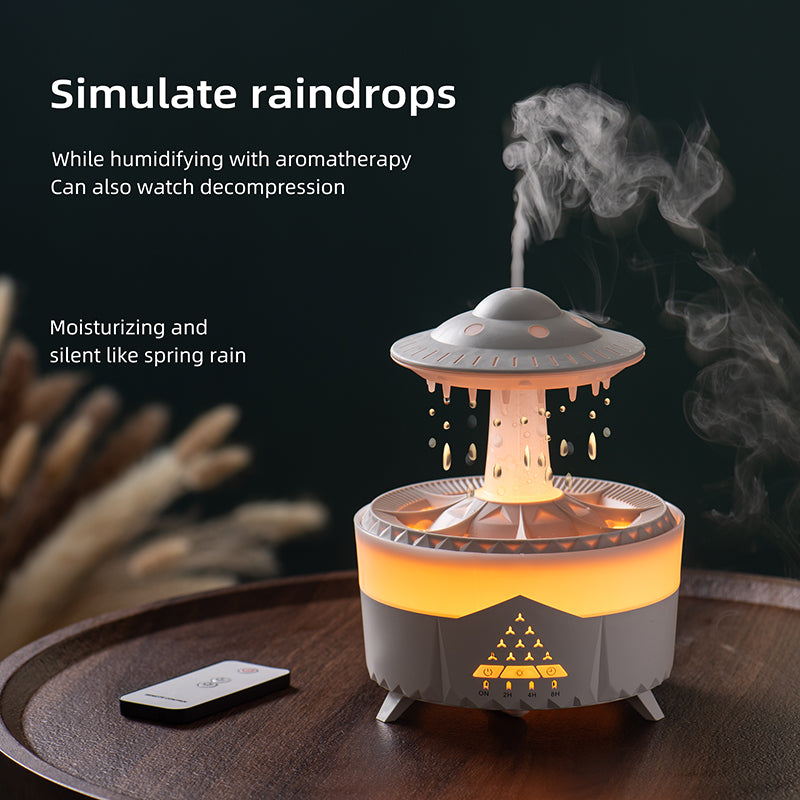 Raining Humidifier UFO Raindrop Ultrasonic Humidifier
