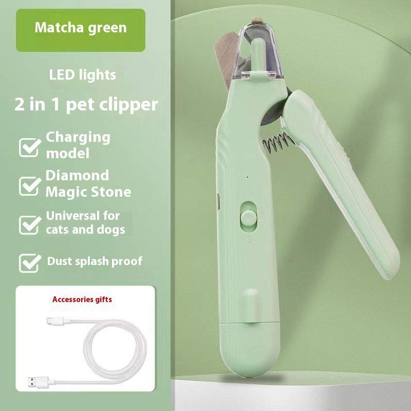 2 In 1 Pet Nail Clippers ,Trimmer