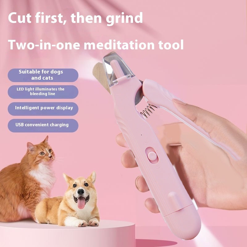 2 In 1 Pet Nail Clippers ,Trimmer