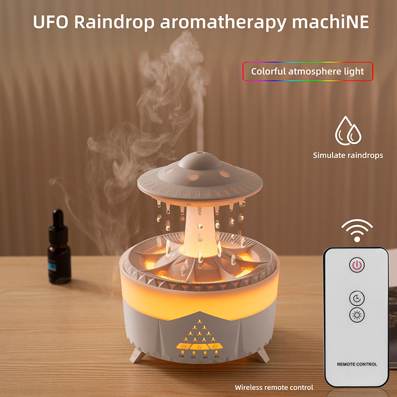 Raining Humidifier UFO Raindrop Ultrasonic Humidifier