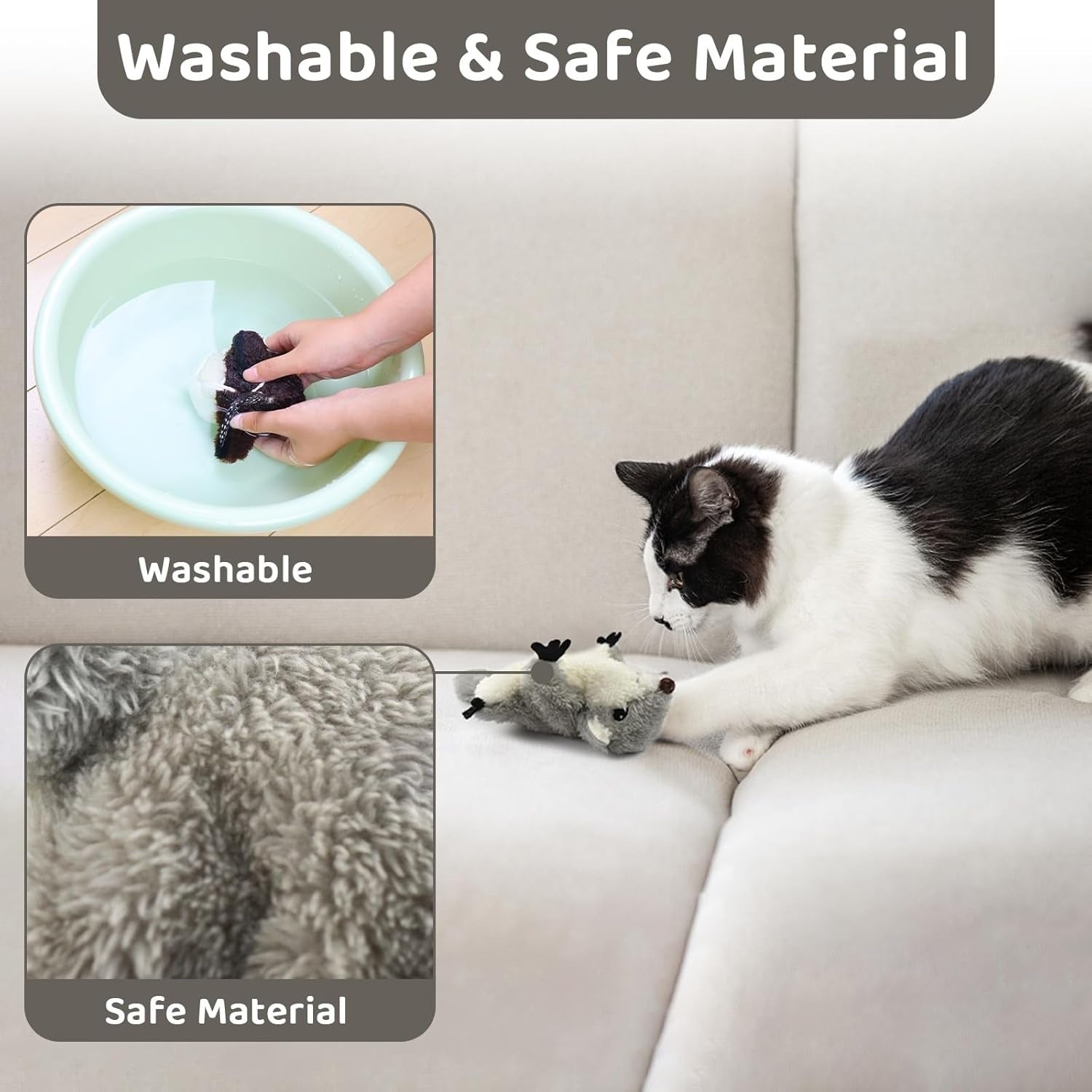 Interactive Rechargeable Squirrel Toy