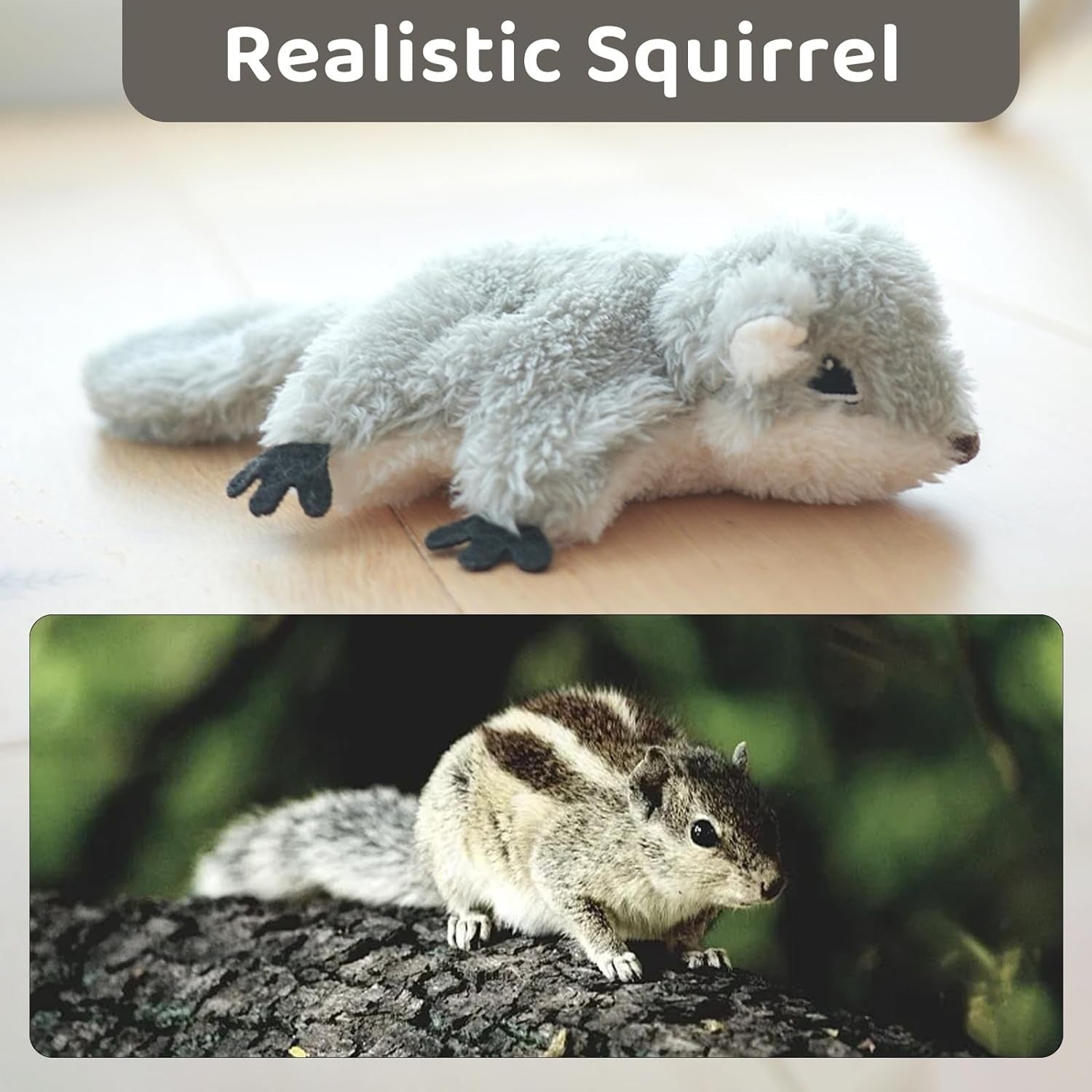 Interactive Rechargeable Squirrel Toy