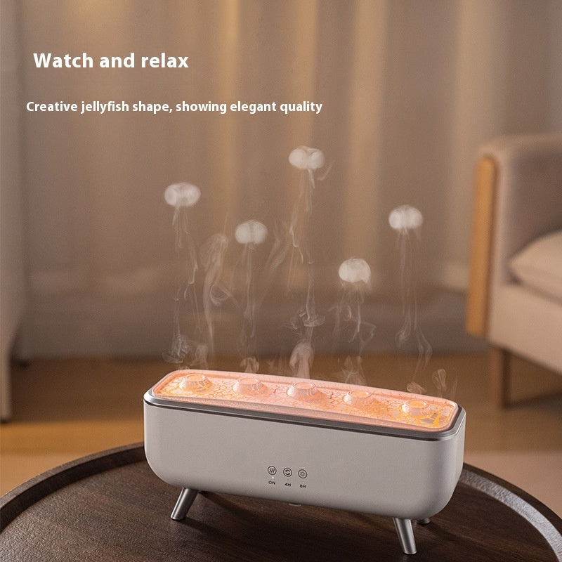 Creative Jellyfish Smoke Ring Ultrasonic Spray Dynamic Sound Pickup Humidifier