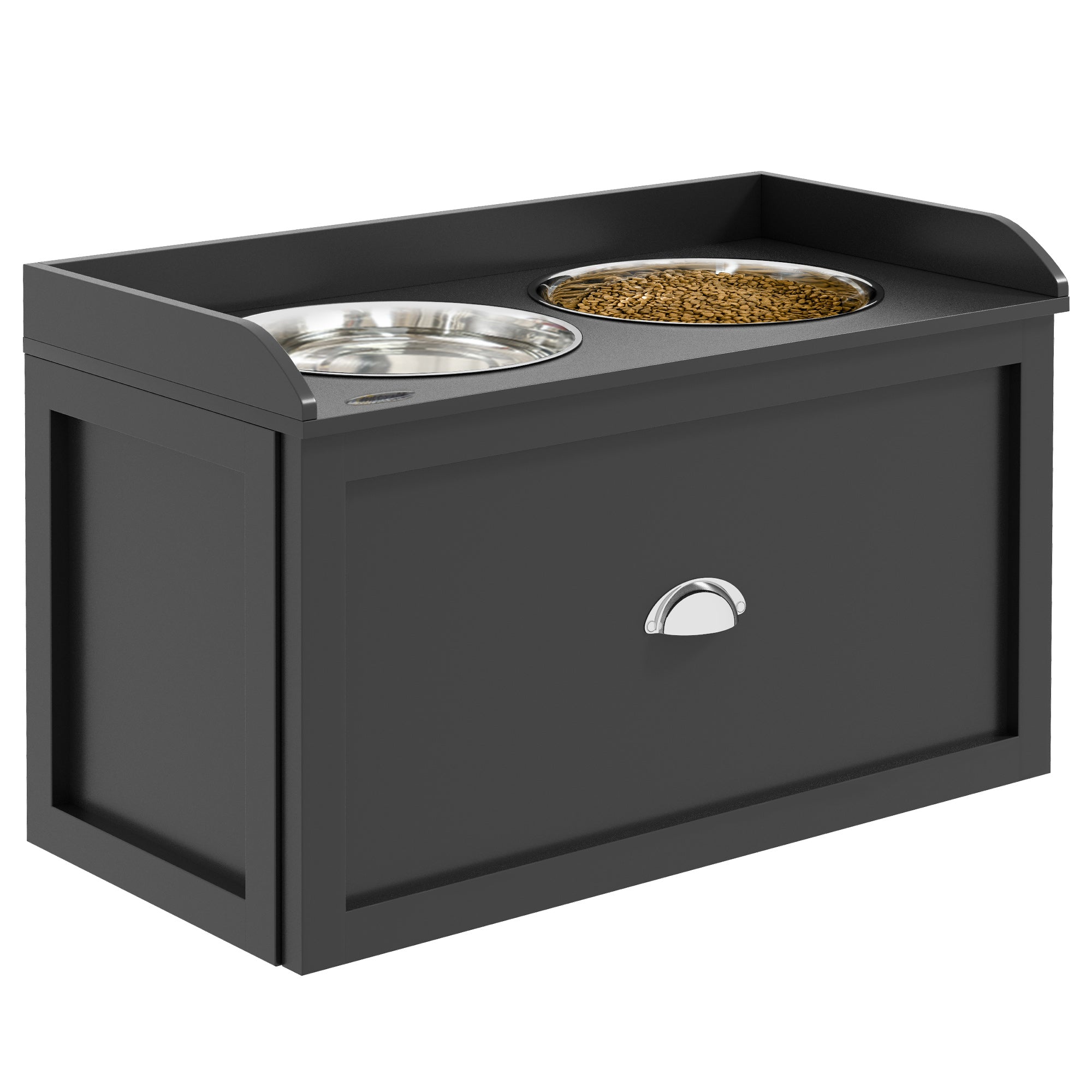 Pet Feeding Station with Storage